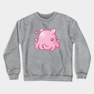 Cute Pink Flapjack Octopus Crewneck Sweatshirt